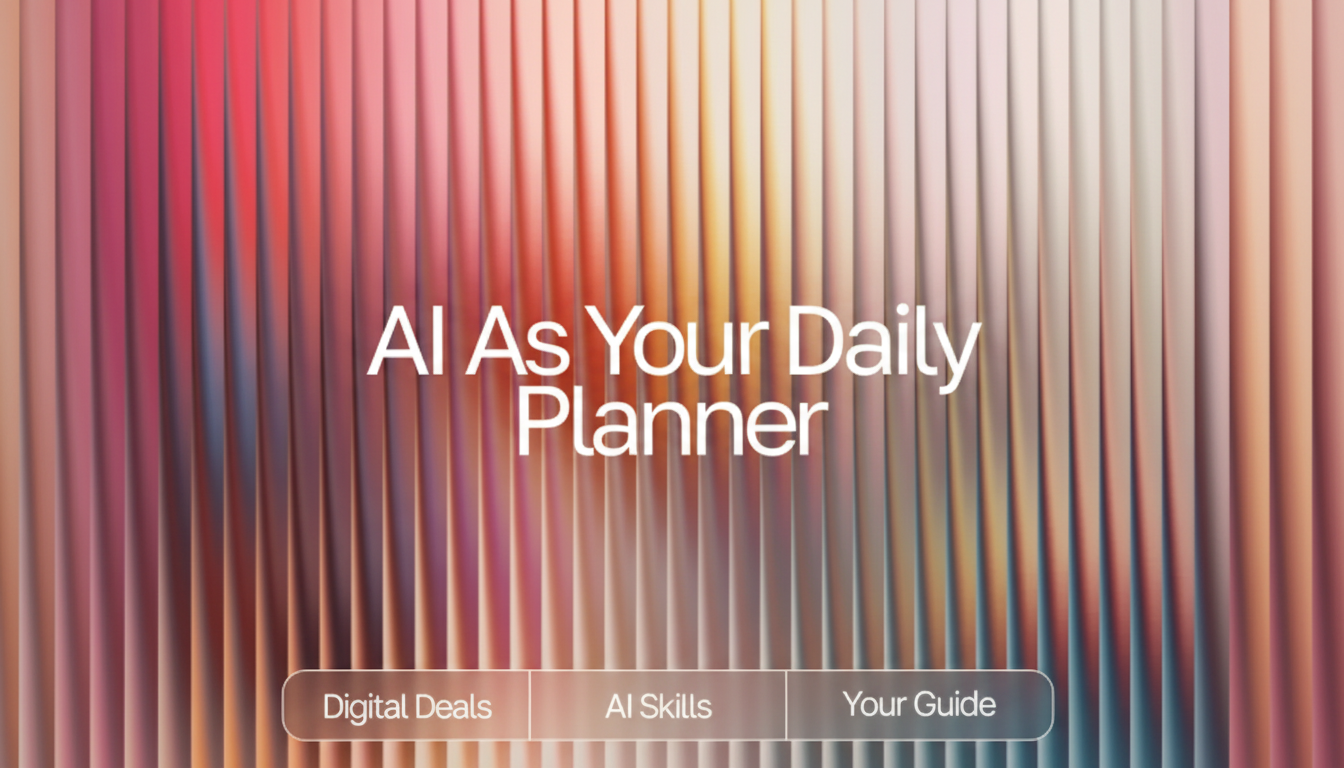 Use AI as a Daily Planner: Tasks, Time Blocks, and Focus