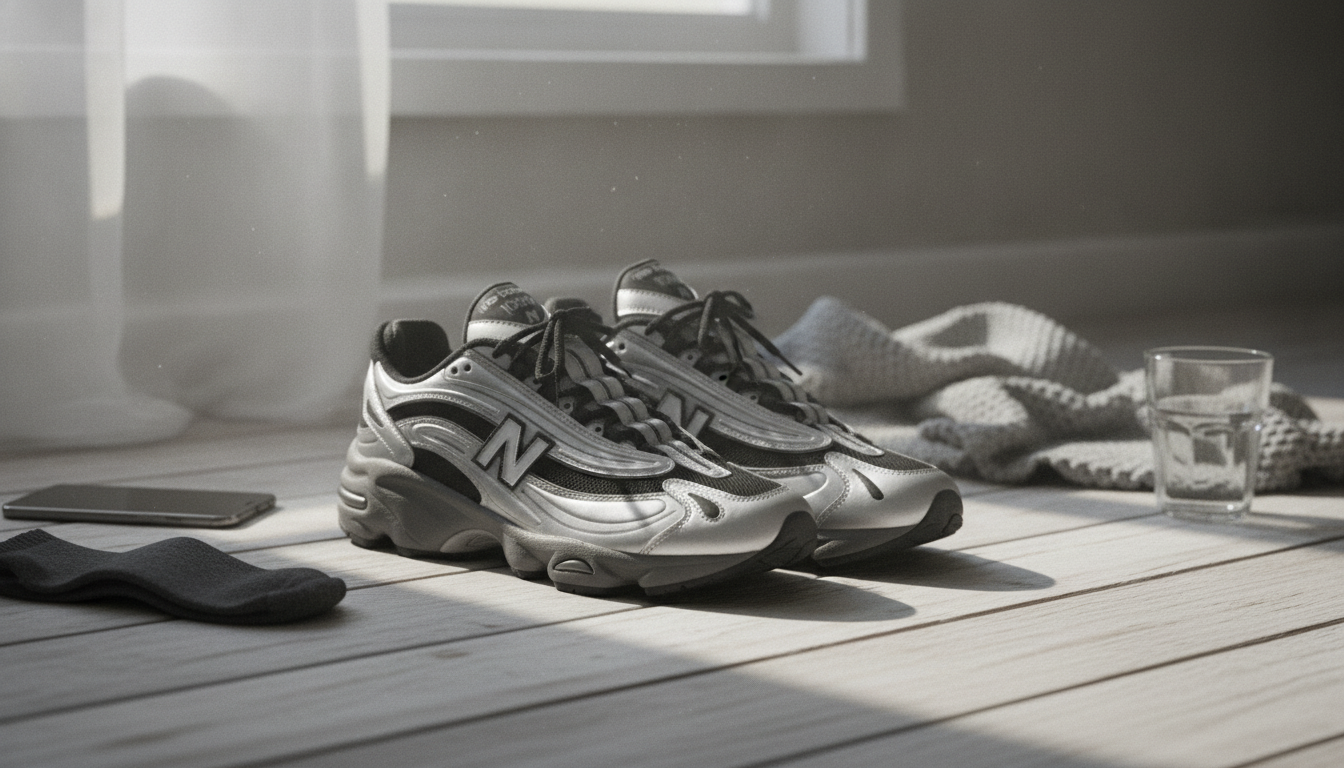 New Balance Men’s Silver Slip-On Lace Sneakers: Fit & Care