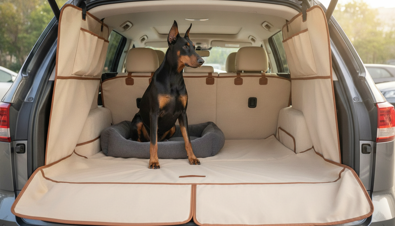 Sturdy Dog Car Hammock With Side Flaps for Clean Seats