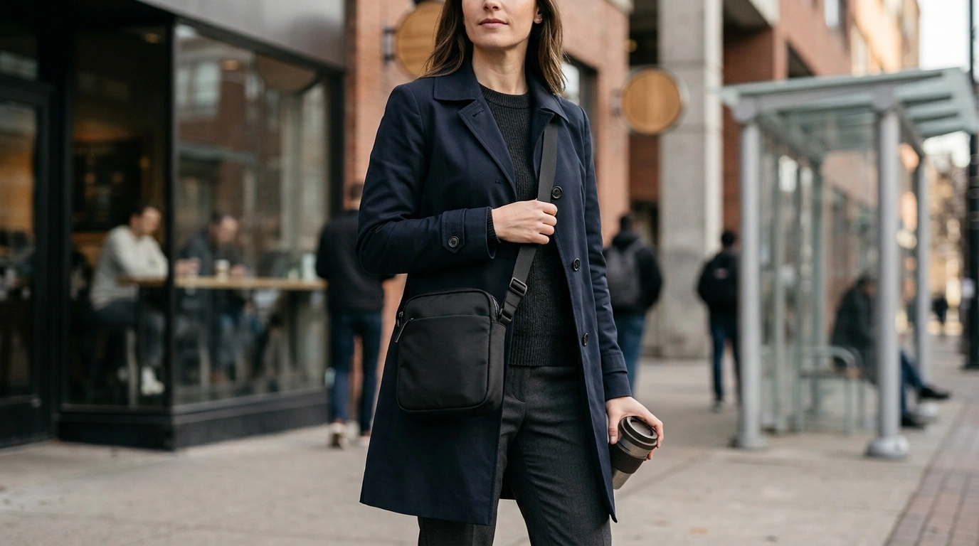 Calvin Klein Printed Shoulder Bag for Clean Everyday Carry