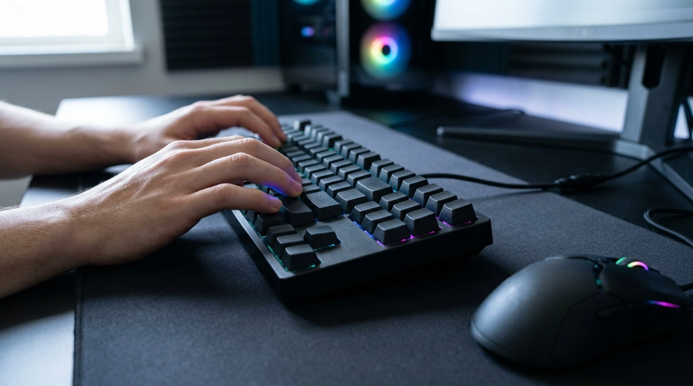 Rapid Trigger Hall Effect RGB Keyboard: Cleaner Movement