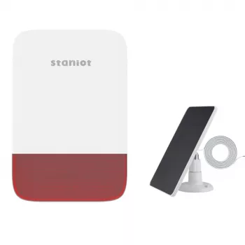 120dB Wireless Siren: Battery Backup + Solar Ready
