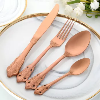 Gold Stainless Steel Flatware Set (16-Piece) for 4